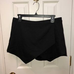 black envelope skirt